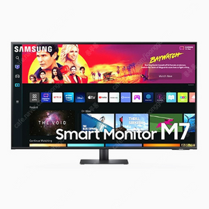 삼성 M7 스마트 4K모니터 43인치 S43BM700 블랙 미개봉