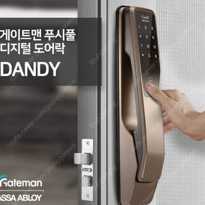 게이트맨 푸쉬풀 DANDY A급 도어락 저렴하게 판매 합니다.