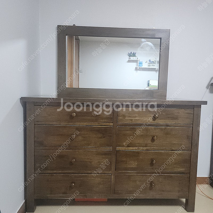 인아트 원목 화장대--0
