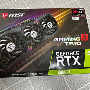 MSI RTX 3060 Ti 게이밍 X Trio D6 8GB 판매(개인)