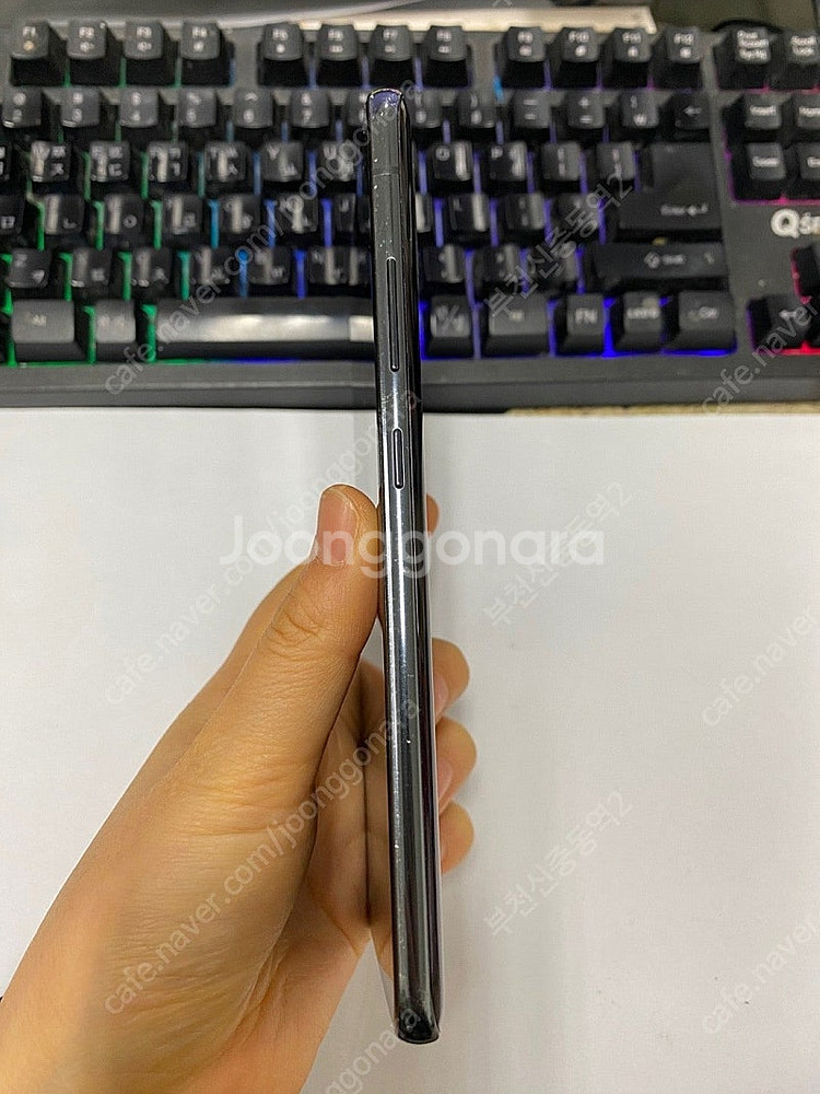 196762 갤럭시A90 블랙 외관깔끔 128GB 업무...--6