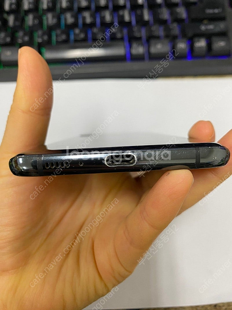 196762 갤럭시A90 블랙 외관깔끔 128GB 업무...--7