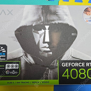 (미개봉새제품)갤럭시 GALAX 지포스 RTX4080 SUPER SG WHITE