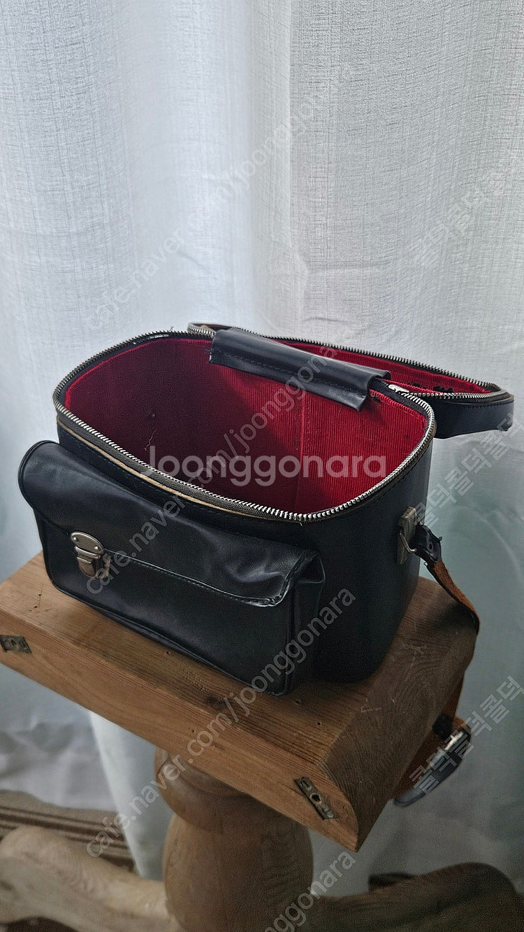 빈티지 가죽 카메라 가방 디카 필름카메라--1