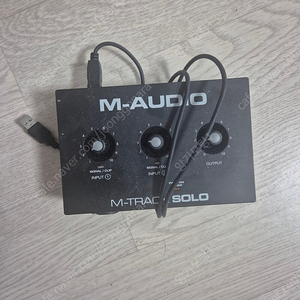 m-audio mtrack solo 앰오디오 앰트랙솔로 팝니다