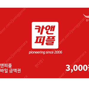 카앤피플 3천원 할인권 1장당500원 (2장가능)