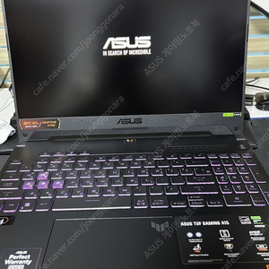 [판매][업자 아님][ASUS TUF FA507UV-HQ095 라이젠7 , RTX 4060] S급 아수스 게이밍노트북 최고사양 판매