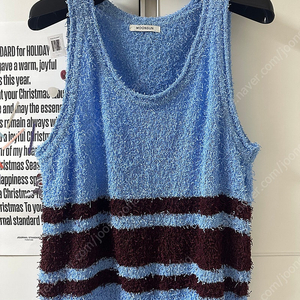 문선(moonsun)Tail Yarn Stripe Knit Vest