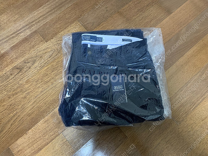 폴로 랄프로렌 휘트먼 whitman 릴렉스핏 코듀로이 플리츠 팬츠 네이비 30x30--4