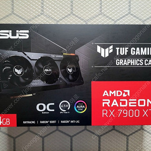 ASUS 라데온 RX 7900 XTX TUF GAMING O24G 단순개봉품 팝니다.