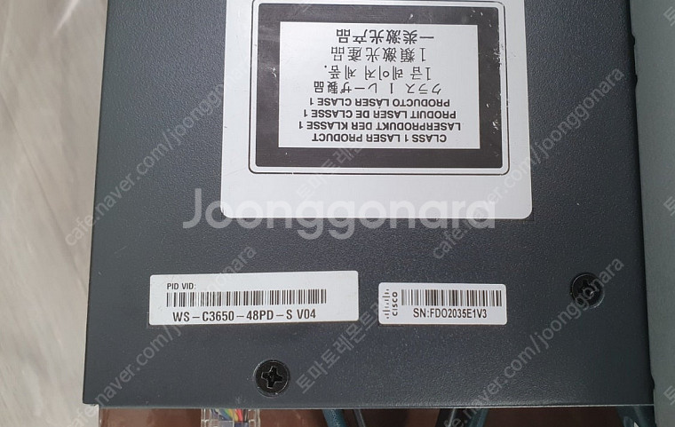 시스코 WS-C3650-48PD-S V04 PoE+ 2...--2