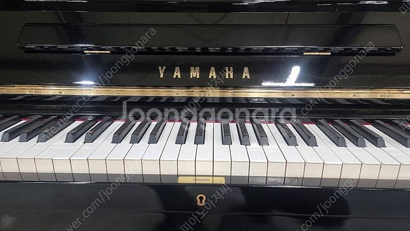 야마하피아노 U-1 블랙 made in japan--3