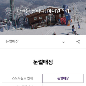 하이원리조트 눈썰매 반일권 4매 판매