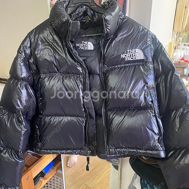노스페이스 눕시 L 숏자켓 tnf 블랙 유광--0