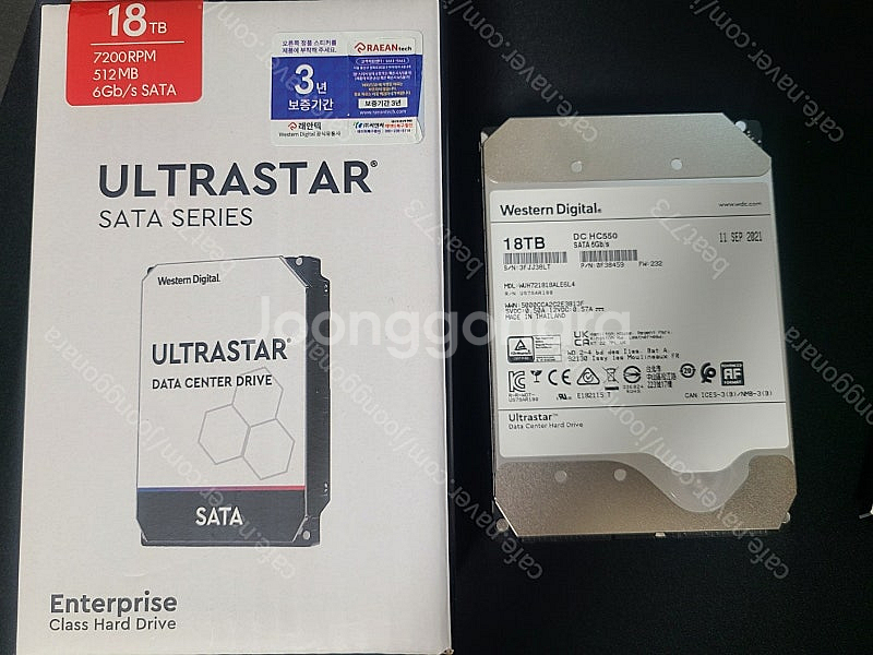 WD DC HC550 18TB HDD, 18테라 하드디...--0