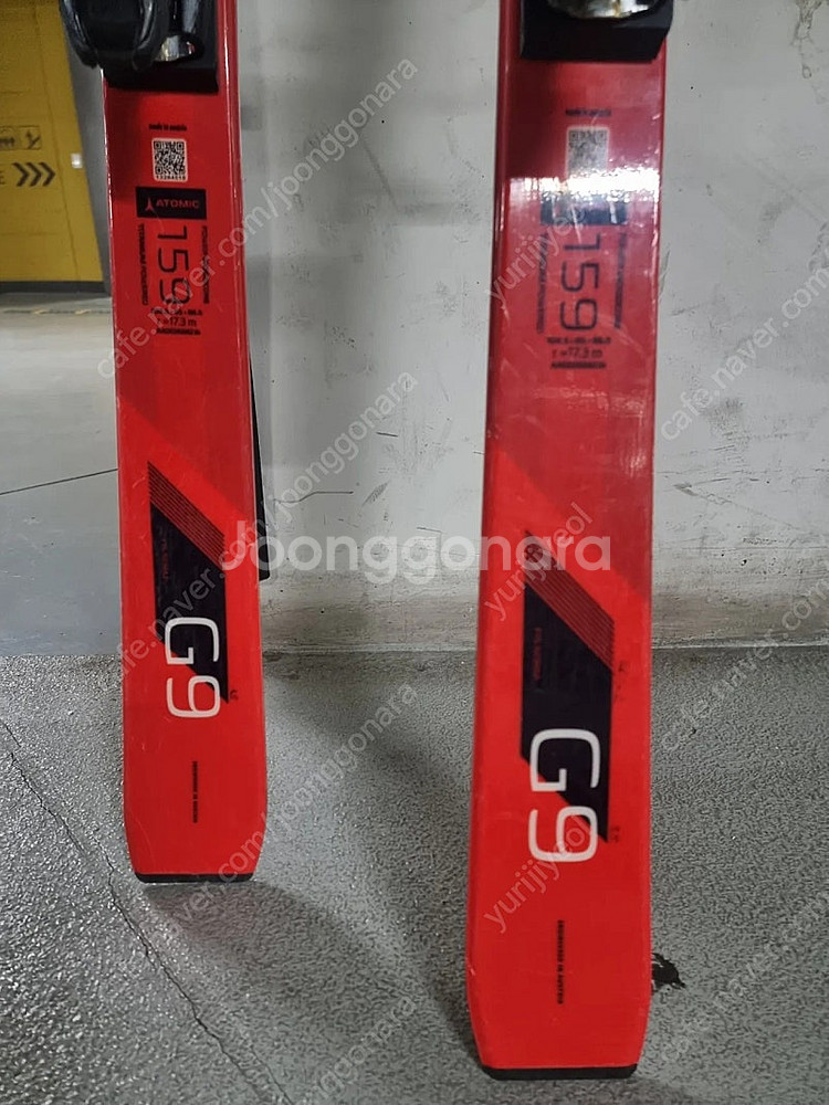 아토믹159cm .g9회전스키 상태좋음 바인딩포함.스키...--3