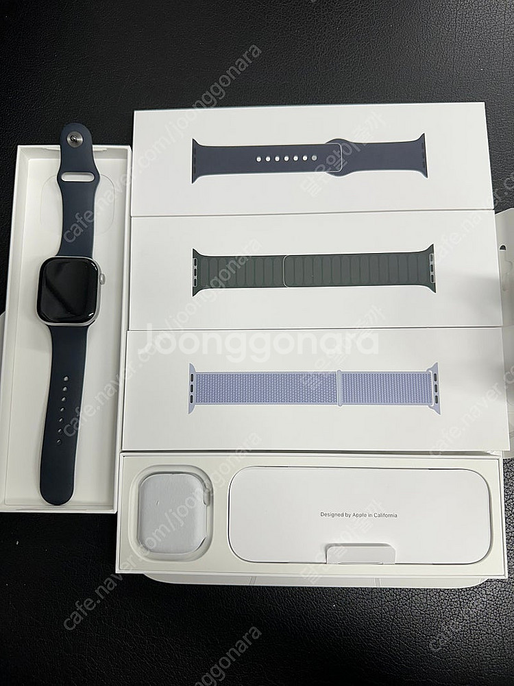 애플워치10 46mm 실버+ 정품 스트랩2개--0