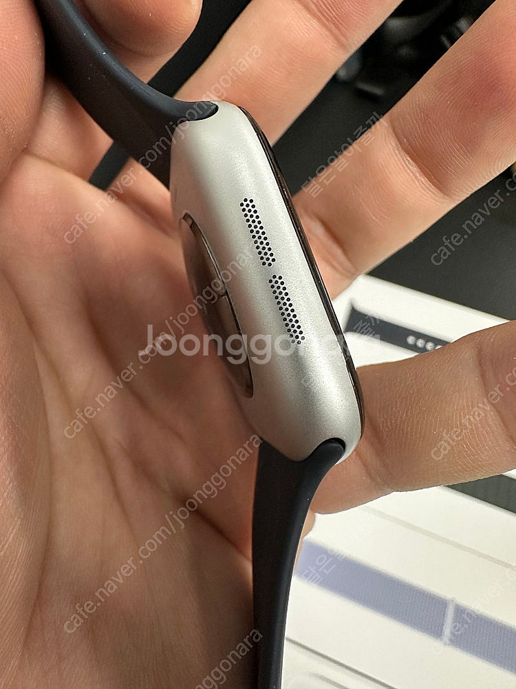 애플워치10 46mm 실버+ 정품 스트랩2개--4