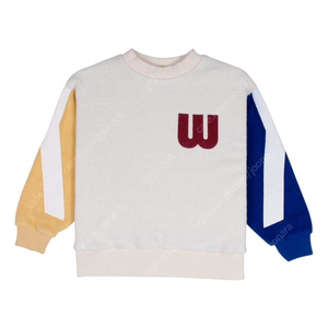 (새상품, 정품) 24aw 윙켄 Fluffy Panel Sweat 10y, 12y