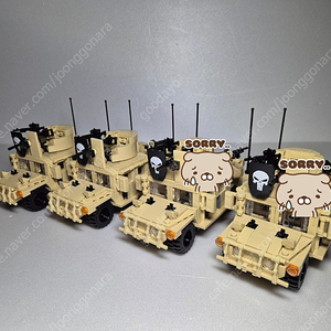 레고 밀리터리 HUMVEE M1165A1 – Special Forces GMV-N 복원품 팝니다.