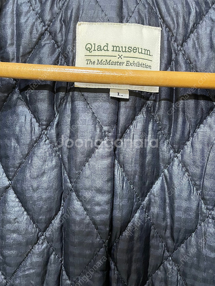 Qiad museum 체크 반코트L--2