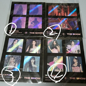 (교환, 판매) 블랙핑크 블핑 더쇼 THE SHOW LIVE CD 라이브 씨디 스티커 교환 및 판매합니다