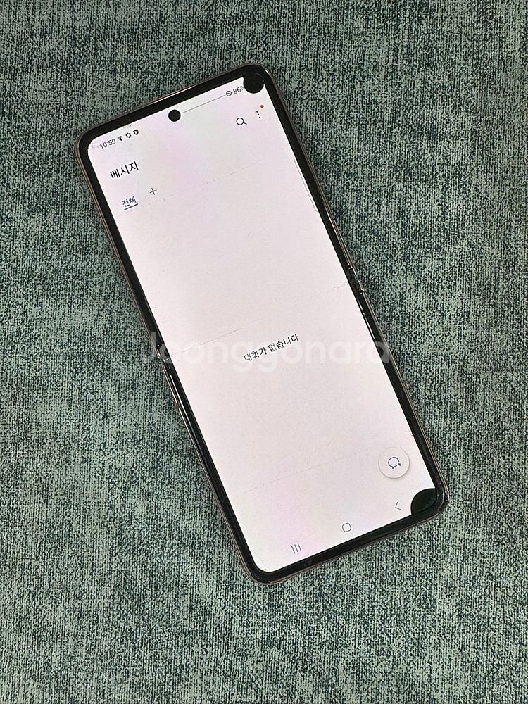 (게임용 서브용) 갤럭시Z플립2 256G 브론즈 기능정...--7