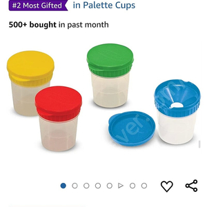 멜리사앤더그 물감통 Melissa & Doug Spill-Proof Paint Cups