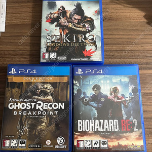 PS4,5/플스4,5 게임 cd(고스트리콘,바이