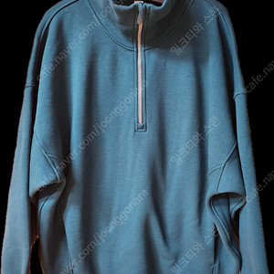 룰루레몬 오버사이즈드 퍼넬넥 하프집 M/L 사이즈