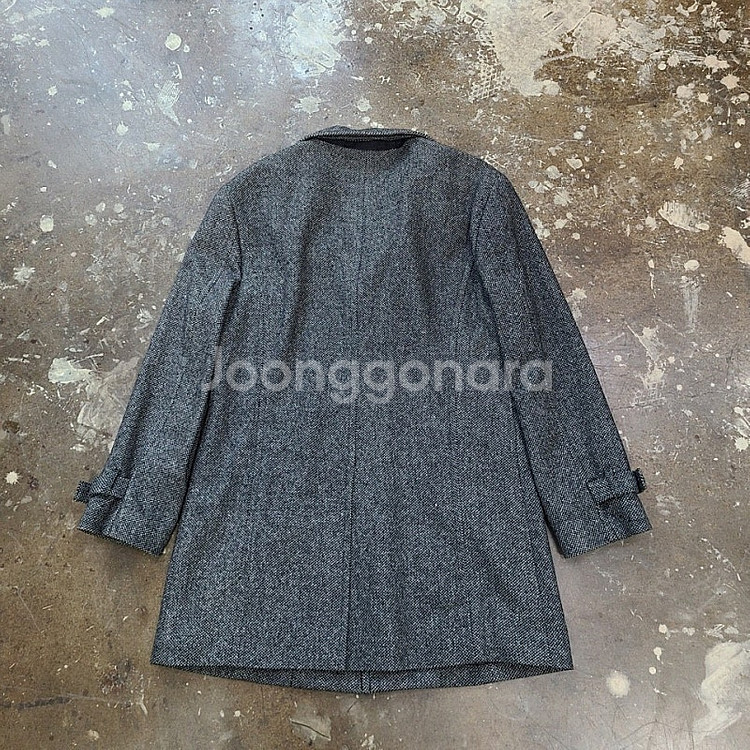 100) 바쏘 헤링본 캐시미어 모직코트 갤럭시 마에스트로--1