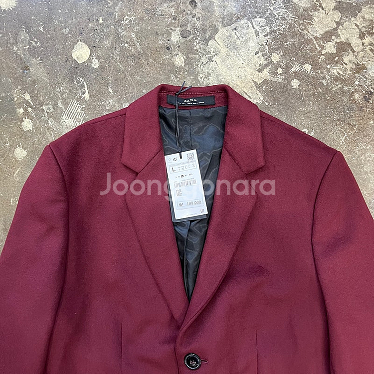 L) 새제품 ZARA 자라 모직 코트 남성코트 시스템옴므 티아이포맨--1