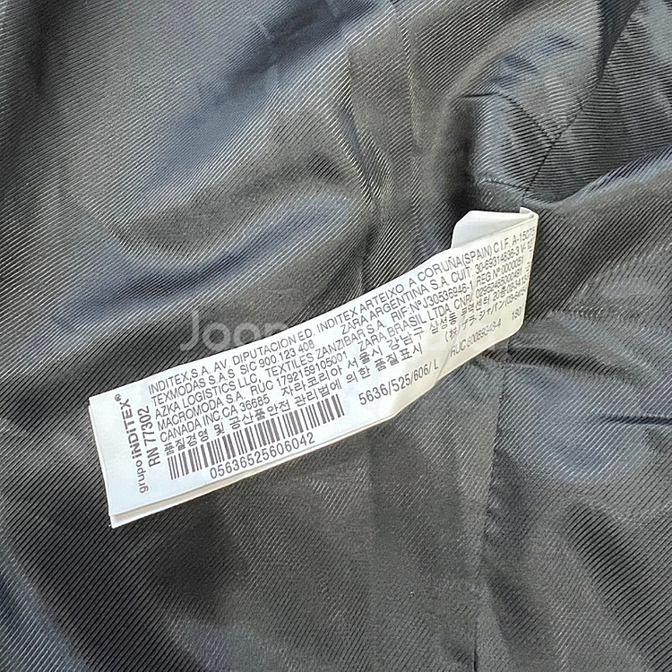 L) 새제품 ZARA 자라 모직 코트 남성코트 시스템옴므 티아이포맨--5