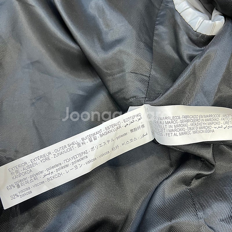 L) 새제품 ZARA 자라 모직 코트 남성코트 시스템옴므 티아이포맨--7