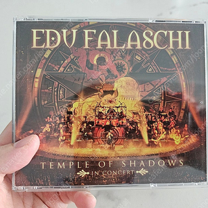 [ANGRA Cover] 에두 팔라시 EDU FALASCHI - TEMPLE OF SHADOW IN CONCERT 2CD 1DVD