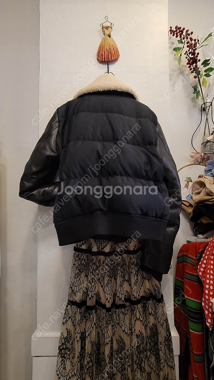 편집샾 디자이너 양가죽 패딩--7