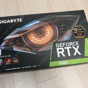 기가바이트 RTX 3060 gaming OC 12G