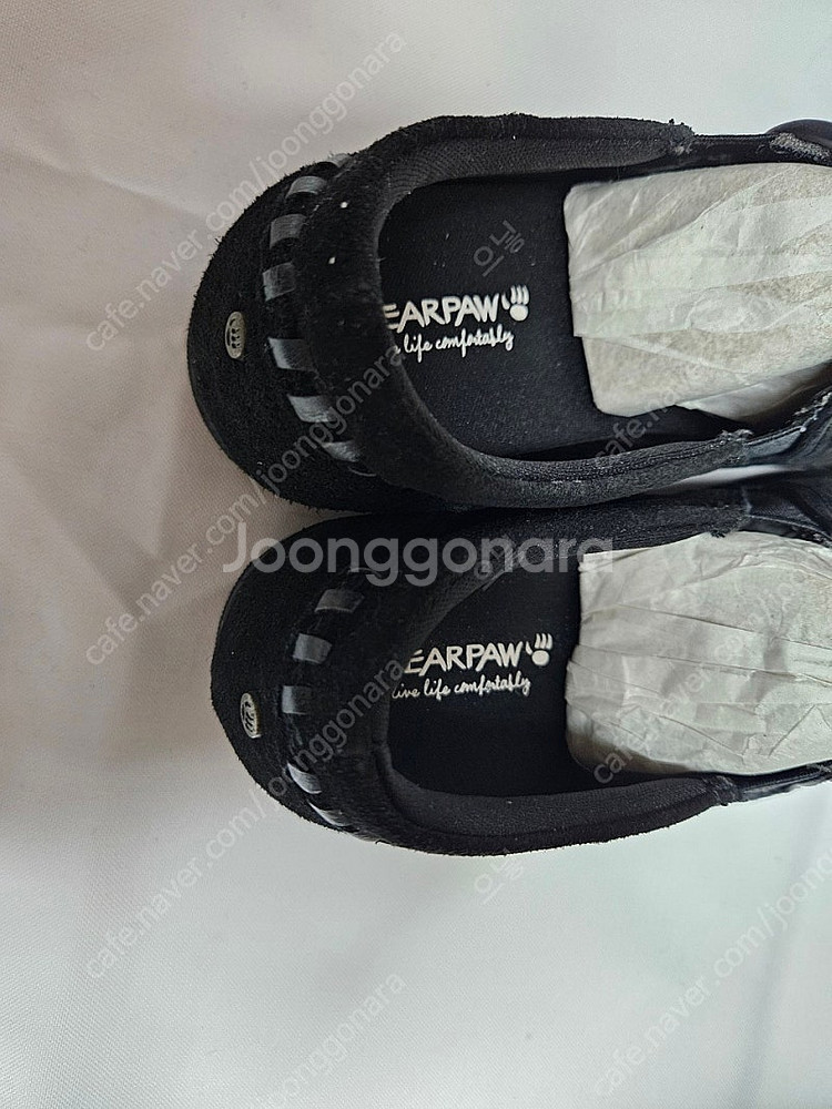 새상품 정품 베어파우 키높이 슬립온 240--3