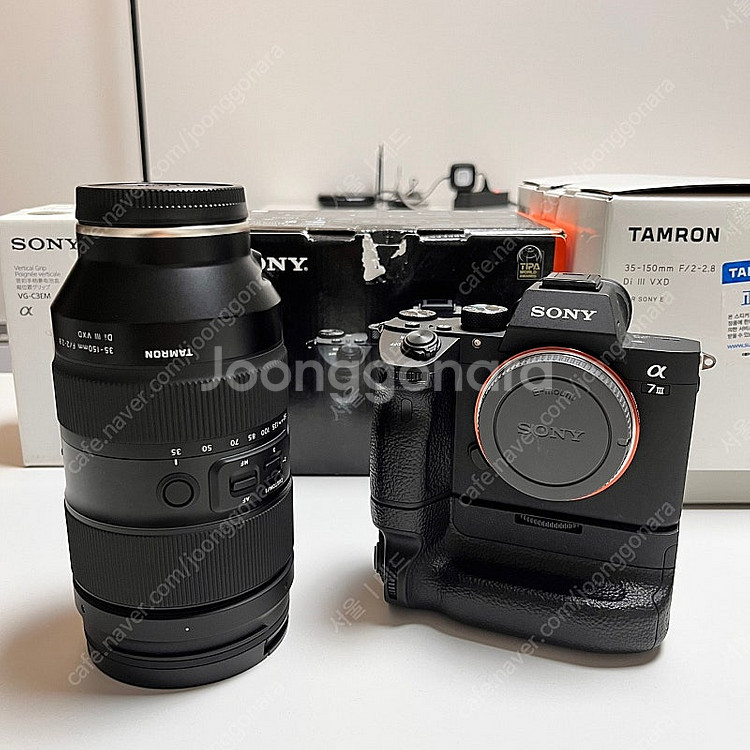 a7m3 + 정품 세로그립 + 탐론 35-150 (일관...--0