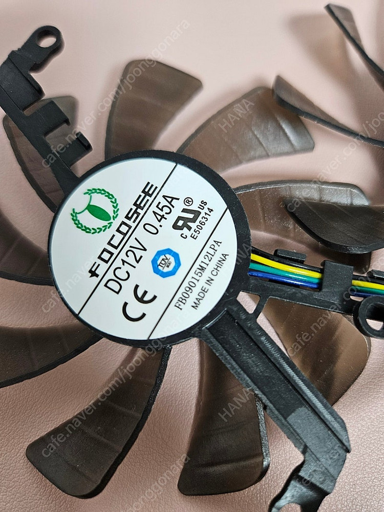 GALAX GeForce RTX 2060 2070 그래픽 카드 냉각 팬 GTX 1660 1660Ti 85mm 이미지