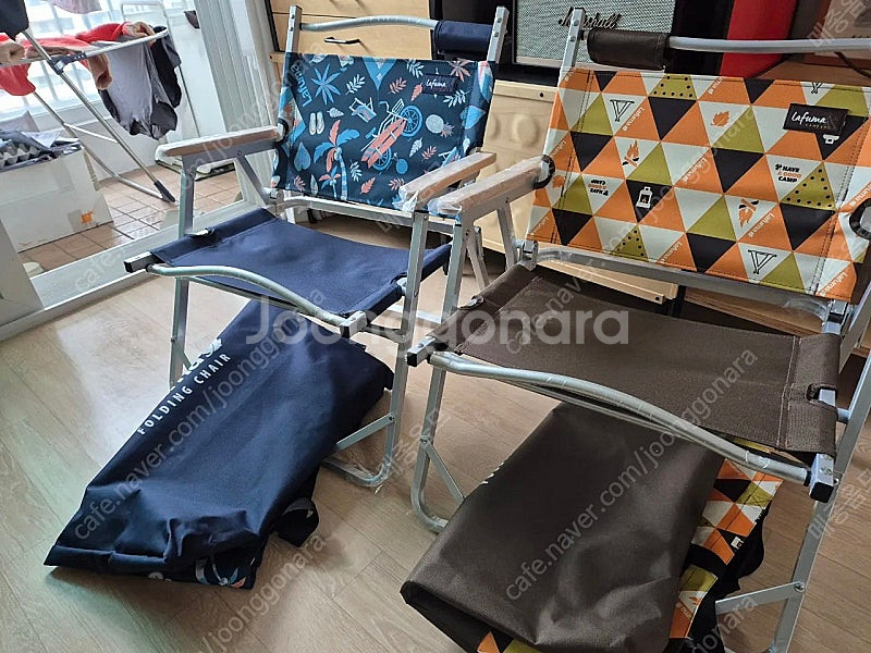 라푸마 / 캠핑 폴딩 테이블 + 폴딩 체어 2개 / 새...--0