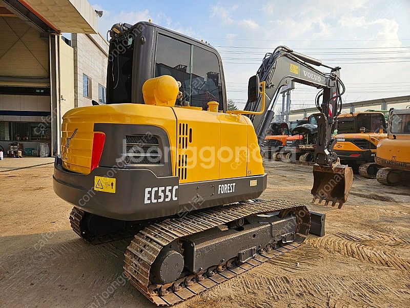 볼보 EC55C 2012년식 코끼리집게 회전라인 집게 ...--2