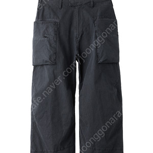 해칭룸/Big Cargo Pants Faded Black/3