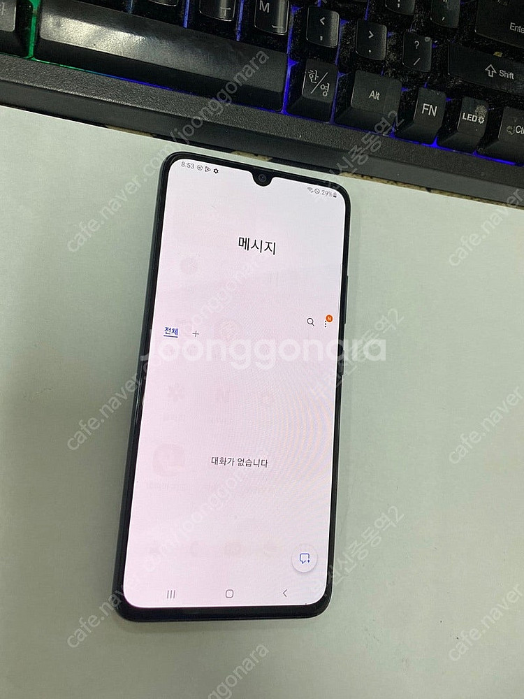 189401 갤럭시A90 블랙 외관깔끔 128GB 업무...--2