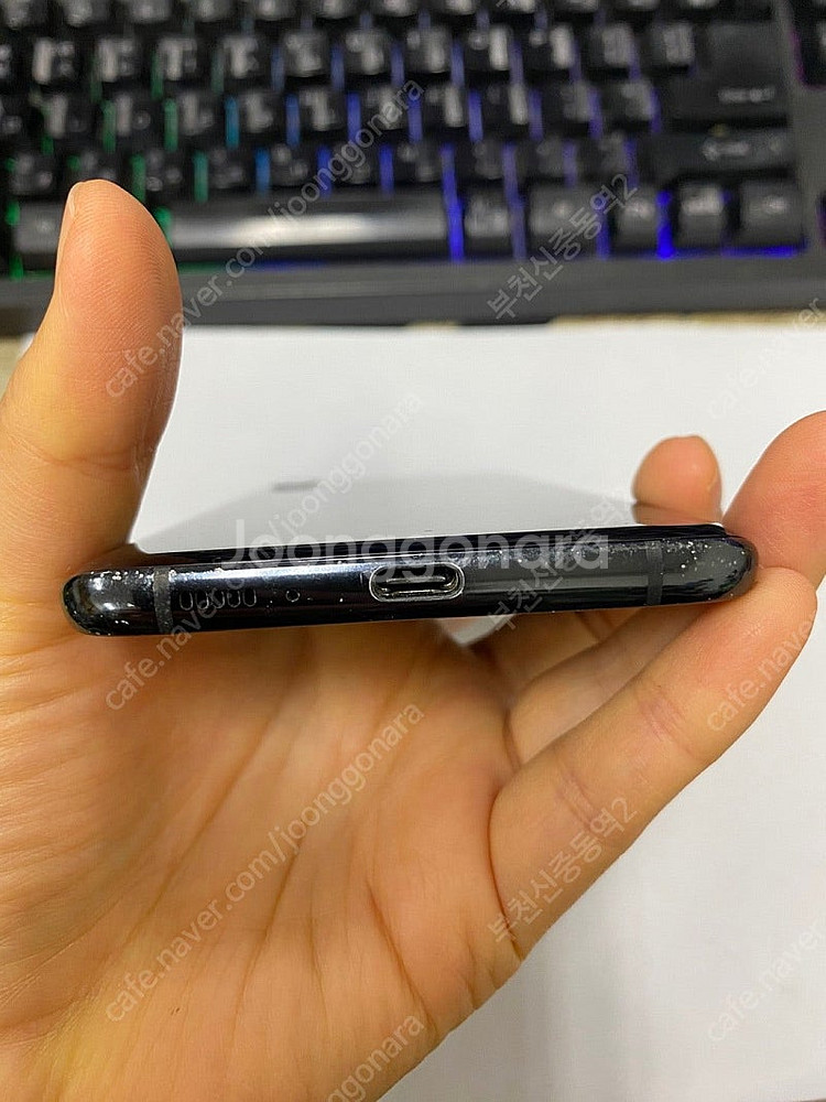 189401 갤럭시A90 블랙 외관깔끔 128GB 업무...--7