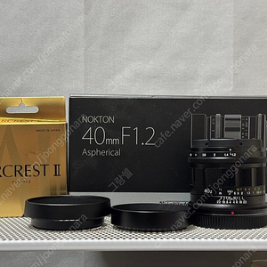 보이그랜더 녹턴 40mm f1.2 z마운트 아크레스트2 필터