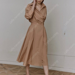 HACIE 하시에 원피스 / SHIRT COLLAR FLARED LONG DRESS