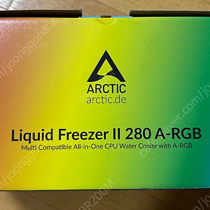 Arctic Liquid Freezer II 280 A-RGB 쿨러