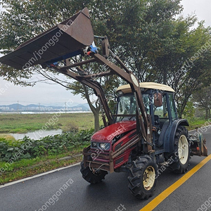 동양 T431M 43마력 트랙터 판매 (로더 + 여프로집게 + 로타리 + 유압써레)