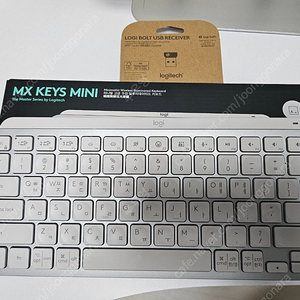 로지텍 mx keys mini 화이트 팝니다.